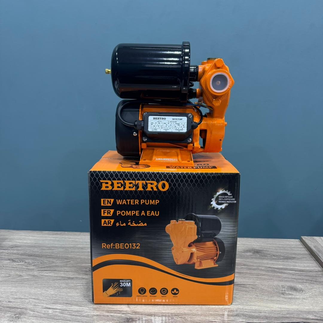 POMPE A EAU BEETRO BE0132 370W 0.5HP 35L Par Min MAX-HEAD 30m AVEC AUTO SERVO